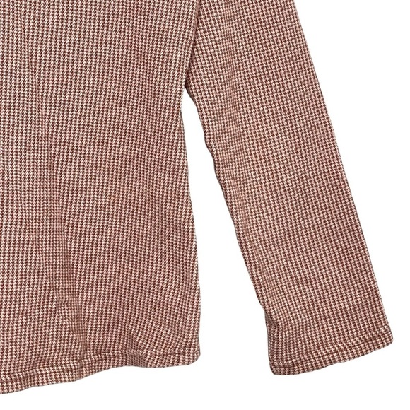 Woolrich Half Zip Pullover Small Checkered Jacquard Woven Canoe Run Mid Layer - Picture 8 of 10
